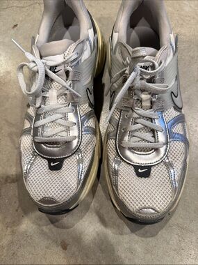 Nike Silver and White running  Sneakers